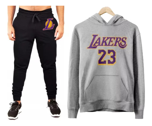 Conjunto Buzo Y Pantalón Jogging - Los Lakers - Básquet