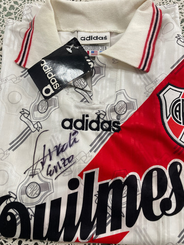 Camiseta River Plate Original Firmada Enzo F. Ali 1998 (Usado)