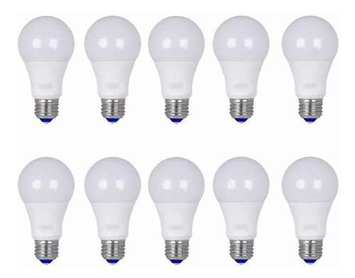 Pack 10 Ampolletas Led 4w E27 Luz Fria Certificadas Sec