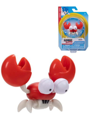 Sonic The Hedgehog Figura Crabmeat De 2.5 Pulgadas Wave 6