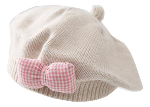 , (bg) Boina Tejida Suave Y Cómoda Para Bebé Y Niña, Gorro