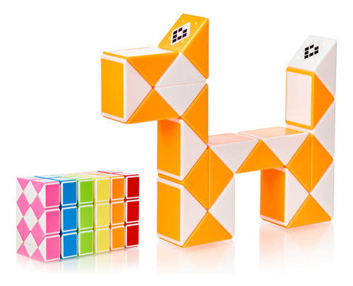 Cubidi Magic Snake Cubo De 24 Bloques Grandes