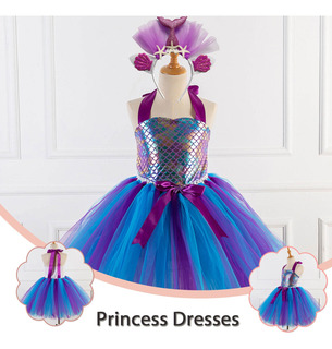 Vestido Niñas Temperamento Bowknot Linda Sirena B26132 Vestido Niñas Temperamento Bowknot Linda Sirena B26132