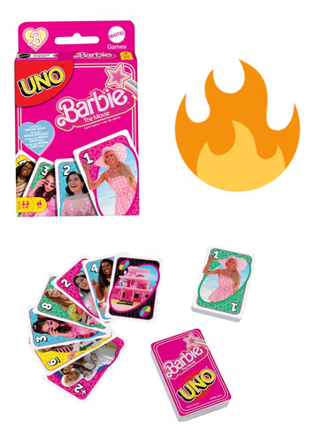 Juego De Cartas Uno Barbie Original 1 
