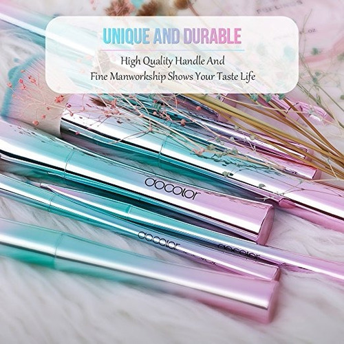 Set De 11 Brochas Y Pinceles Para Maquillaje Docolor