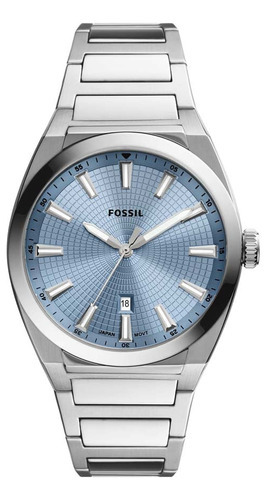 Relógio Fossil Masculino Everett Prata - Fs5986/1kn