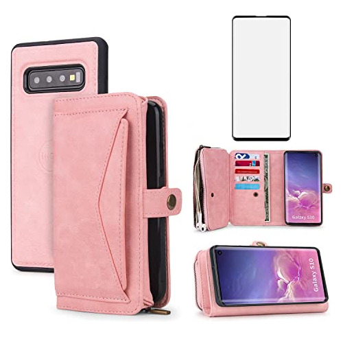 Funda Para Samsung Galaxy S10 Rosa Dorado S10 Edge 10s Gs10