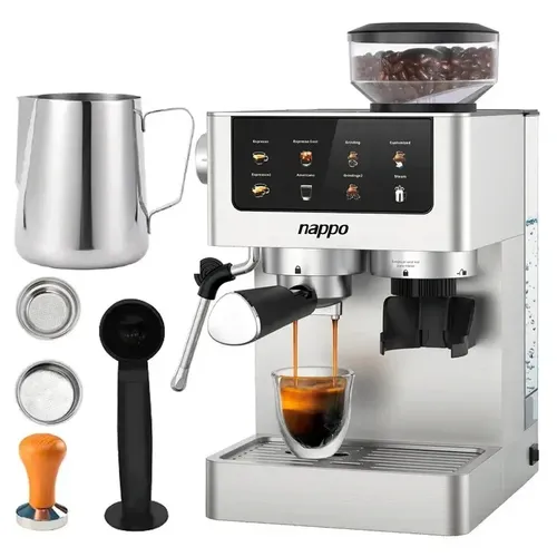 Cafeteira Expresso Nappo 6 em 1 com Moedor