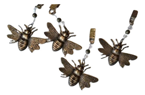 8 Pesas Para Mantel Abeja Metal Bronce Envejecido