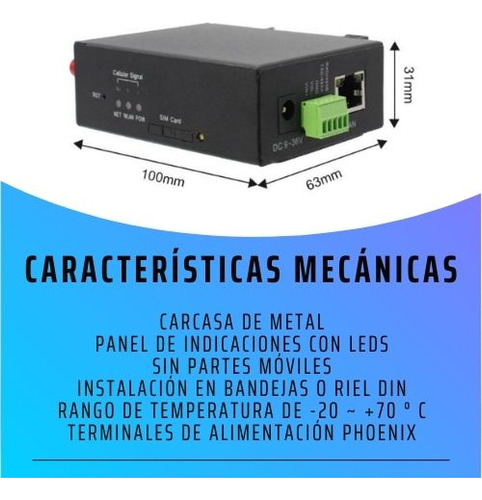 Router I210 4g - Wifi - Industrial - 1 Puerto Lan