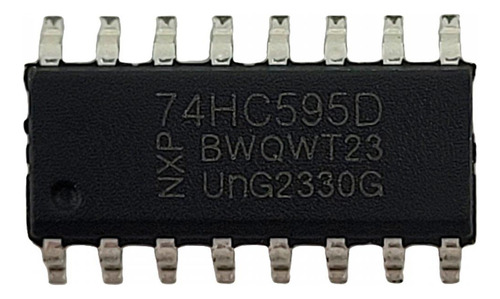 Circuito Integrado Shift Register 8bits Cmos Soic16 74hc595d