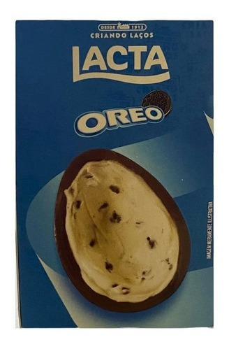 Imagem 3 de 3 de Ovo Recheado De Chocolate Oreo Lacta 54g Pascoa