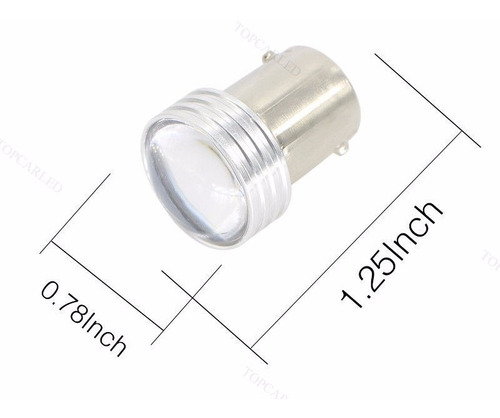 Luces Led Hid Blanco 1156 P21w 6-2835-smd Con Lupa
