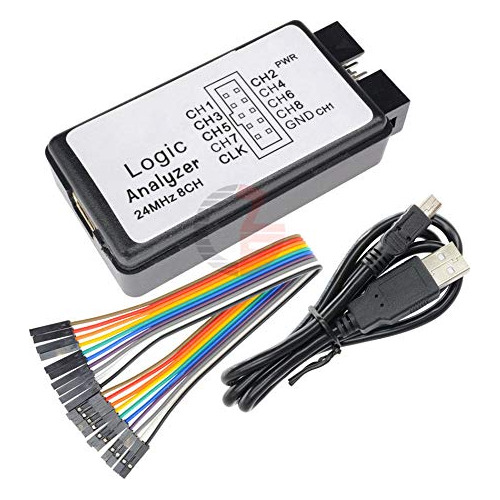 Analizador Logica Usb Scm 24mhz 8 Canal 24m Seconds Logical