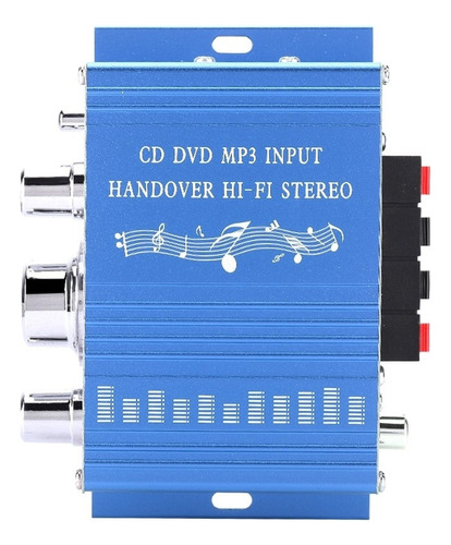 Mini Coche Auto Amplificador Digital Hifi Música Cd Dvd Mp3