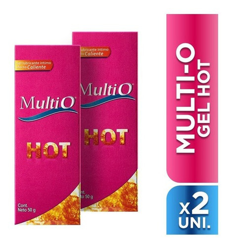 Multio Hot Gel Estimulante Ínt Efecto Caliente X 2unidades