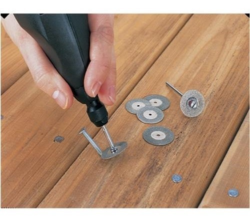 Imagen 2 de 2 de Juego 6 Discos De Diamante Dremel Mototool Carpintero D2472