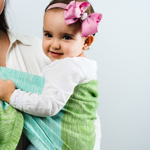 Bandolera Portabebé Rebozo Artesanal De Anillas Ergonómico