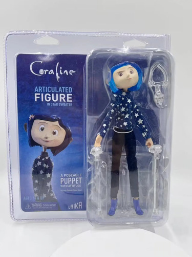 Suéter Con Forma De Estrella Articulada Neca Coraline, Figur