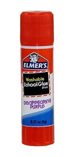 Pegamento En Barra Elmer's (e4062), Color Morado Que Desapar