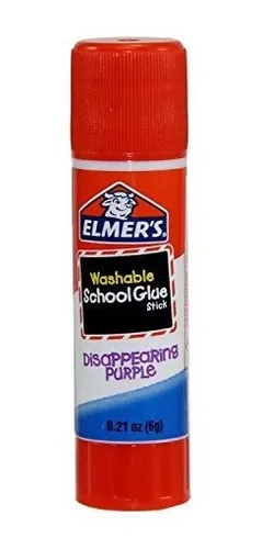 Barra De Pegamento Elmer's (e4062), Color Morado Que Desapar
