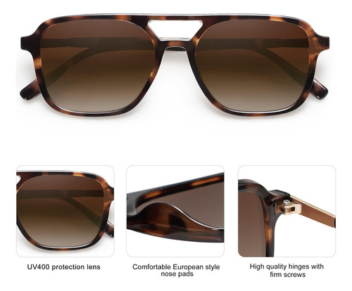 Gafas Aviador Retro Unisex Sojos: Para Mujer Y Hombre