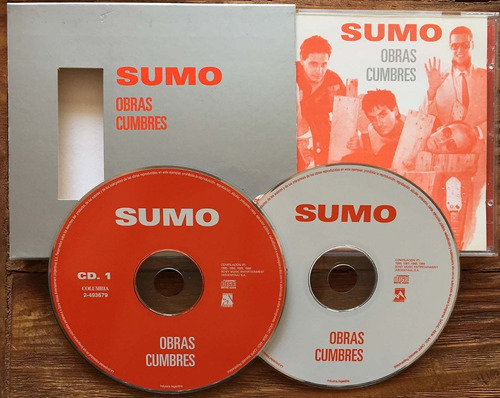 Sumo Obras Cumbres 2 Cd's 2000 Sony Argentina Rara Ed. Desca
