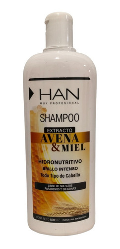 Shampoo Avena Y Miel Hidronutritivo X 500 Ml Metodo Curly