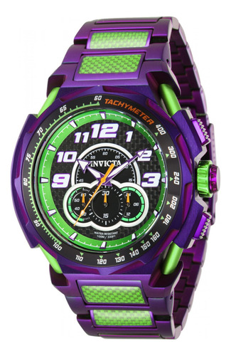Reloj Invicta 43790 Verde, Púrpura Hombres