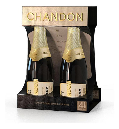 Espumoso Chandon Brut 187 Ml Four Pack