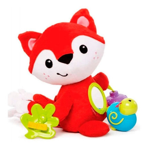 Fisher Price Amiguito De Actividades Peluche Zorro Sonajero