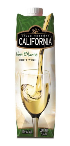 Pack De 6 Vino Blanco V Redondo California Chardon T Brick 9