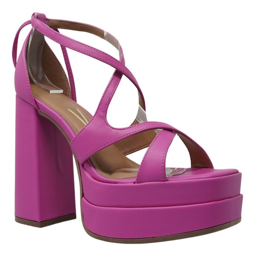 Sandalia De Plataforma Rosa Zapatos Mujer Vizzano 1395107