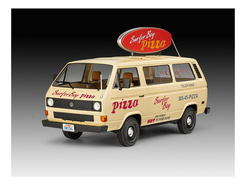 Vw T3 Surfer Boy Pizza Van De Revell Stranger Things 1:25 De