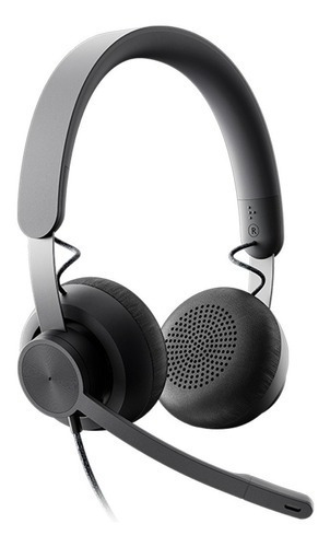 Auriculares gamer Logitech UC Zone Wired con luz LED