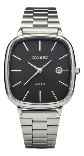 Casio Relógio Casio Vintage A138 Retrô Aço Inox Edição Limitada Prateado Preto
