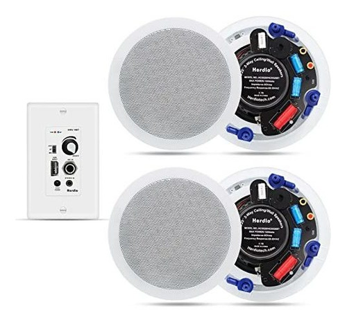 4 Bocinas Para Techo Herdio Hcs528 Plafón 5.25  Bluetooth