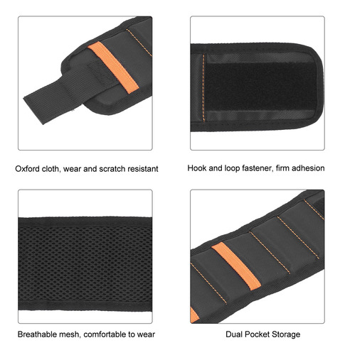 Pulsera Pick Up Tool, 15 Imanes, 5 Compartimentos