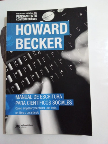 Imagen 1 de 2 de Manual De Escritura - Becker - Siglo Xxi 2014