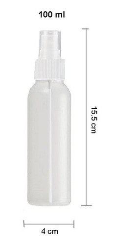 Kit Para Viaje 10 Botellas De 100 Ml Con Atomizadores