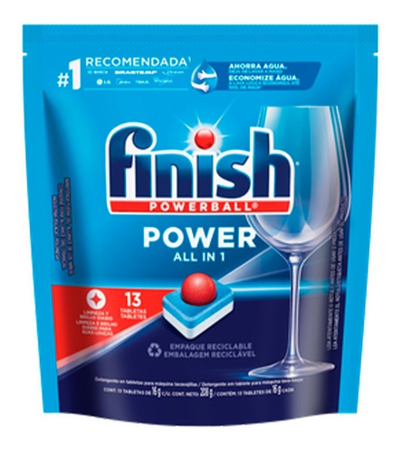 Finish Kit Tabletas X13 + 1 Abrillantador + 1 Sal 1kg