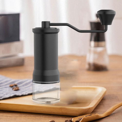 Molinillo De Café Manual De Acero Inoxidable Con Rebabas Y,