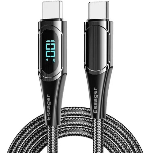 Cable Tipo C A Tipo C Carga Rápida 5a Pd 100w 1m Essager