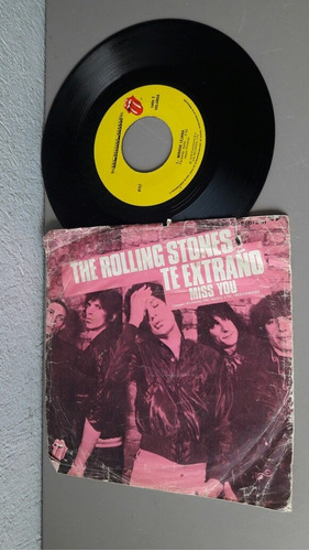 Disco Acetato 7  The Roling Stones Te Extraño 