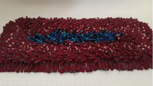 Alfombras Tejidas Crochet Con Hilo Totora (tela De Algodón) - $ 390,00 en  Mercado Libre