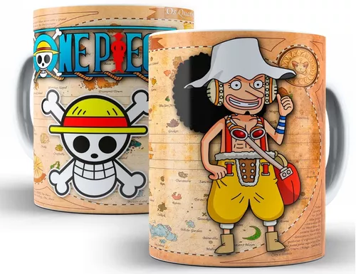 Caneca 325ml Anime One Piece Personagens Nakamas