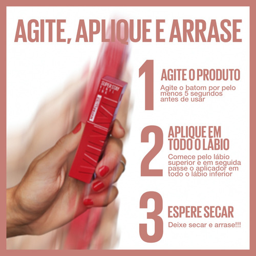 Labial Líquido Maybelline Super Stay Brillante Captivated Captivated 95