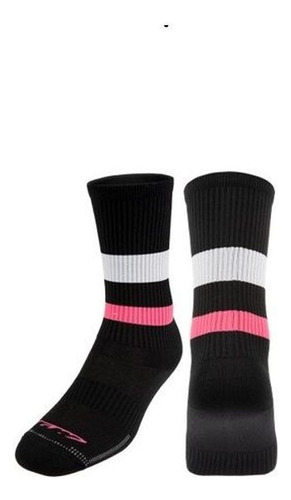 Medias Ciclismo Gw Top Lines Rosado/gris