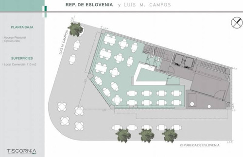 Imagen 4 de 4 de Av. Luis M. Campos 600 Esq Eslovenia - Local En Esquina Hermosa Vista