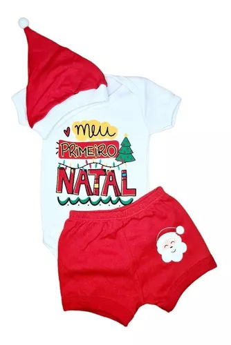 Kit Conjunto bebe menina Natal e Ano Novo - Moda Bebê - Pequeno Charme -  Loja de Roupas para Bebês